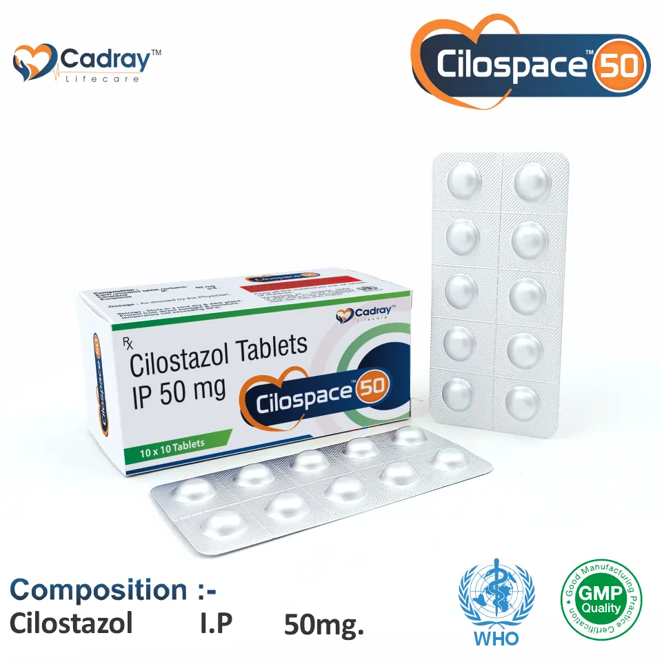 Cilostazol 20mg Tablet | Antiplatelet Segment | Best Price for PCD Pharma Franchise